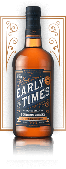 Bottle of Early Times Bottled-in-Bond
